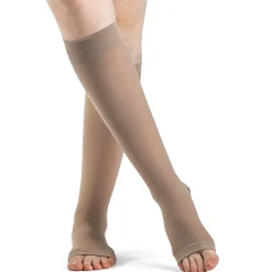 Dynaven Opaque Knee High 15-20 mmHg, Open Toe