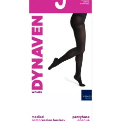 Dynaven Opaque Pantyhose 20-30 mmHg, Open Toe