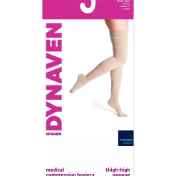 Dynaven Opaque Women's Thigh High 30-40 mmHg