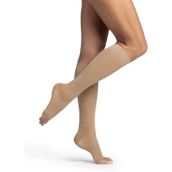 Dynaven Sheer Women's Knee High 20-30 mmHg, Open Toe