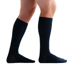 EvoNation Men's Classic Ribbed 8-15 mmHg Knee High