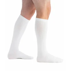 EvoNation Men's Classic Ribbed 8-15 mmHg Knee High