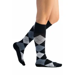 EvoNation Patterns Classic Argyle 15-20 mmHg Knee High