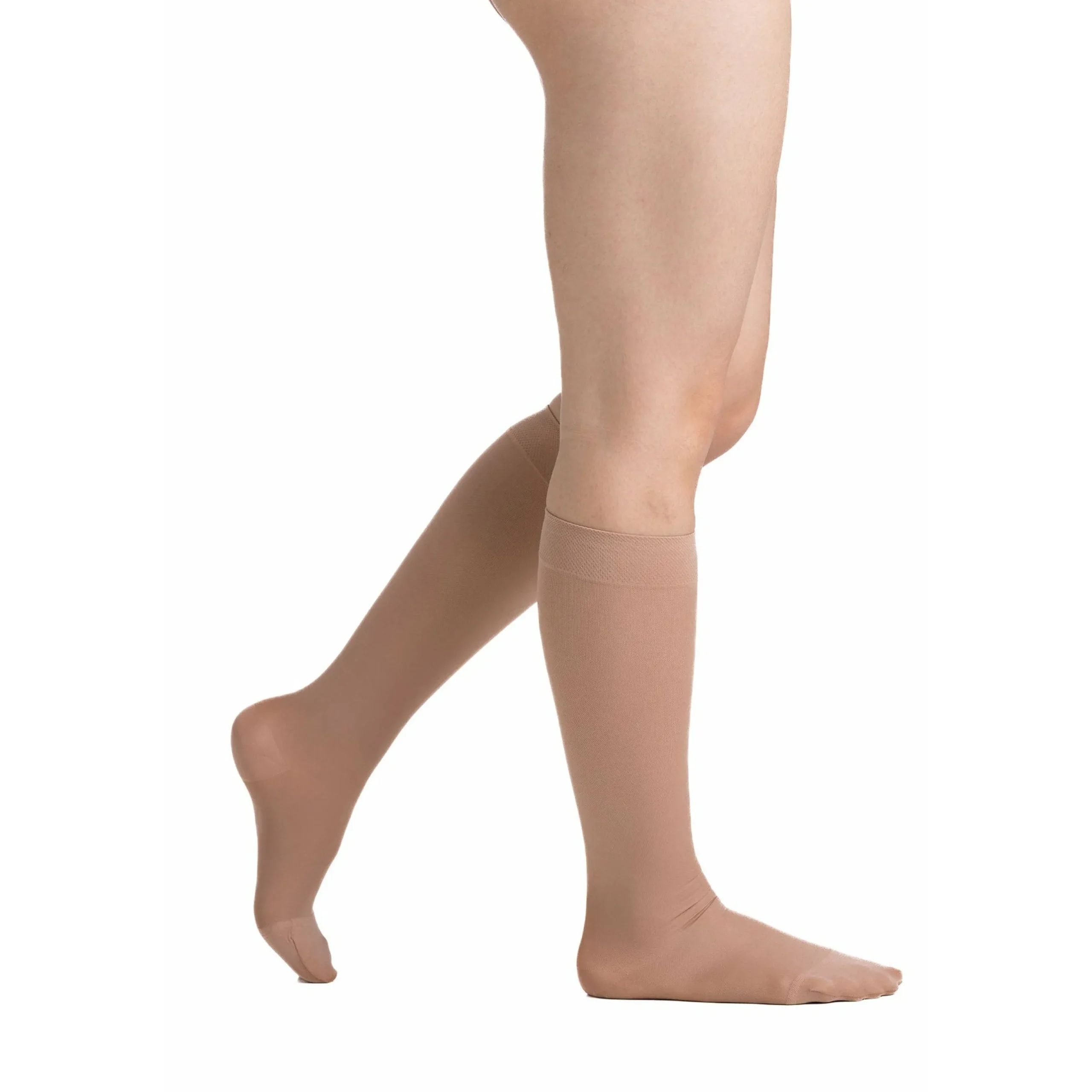 EvoNation Women's Microfiber Opaque 15-20 mmHg Knee High