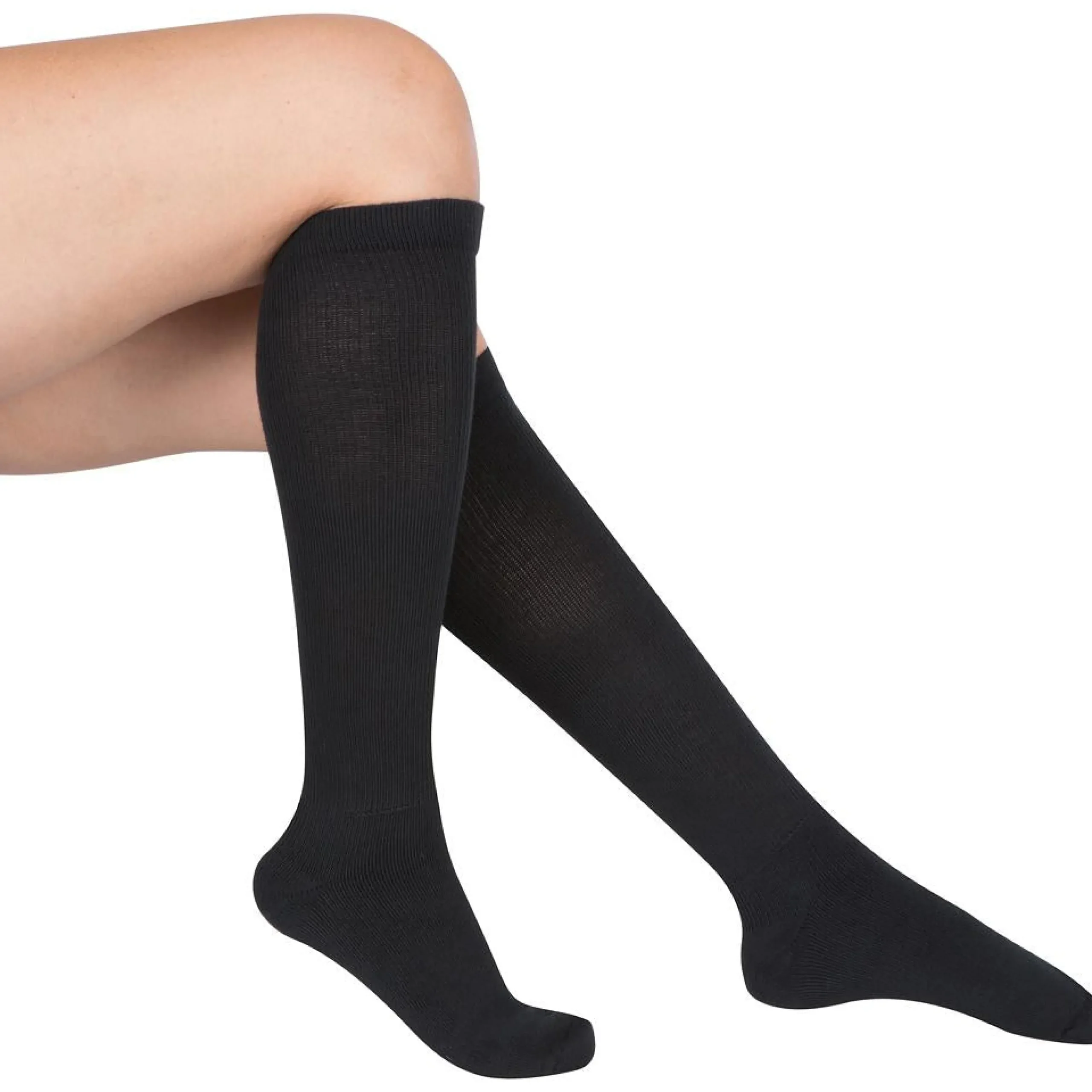 EvoNation Women's Opaque 20-30 mmHg Knee High