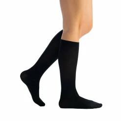 EvoNation Women's Solid Microfiber 8-15 mmHg Knee High