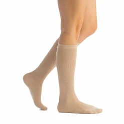 EvoNation Women's Solid Microfiber 8-15 mmHg Knee High