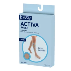 JOBST® ACTIVA Sheer Thigh High 20-30 mmHg w/ Silicone Lace Band
