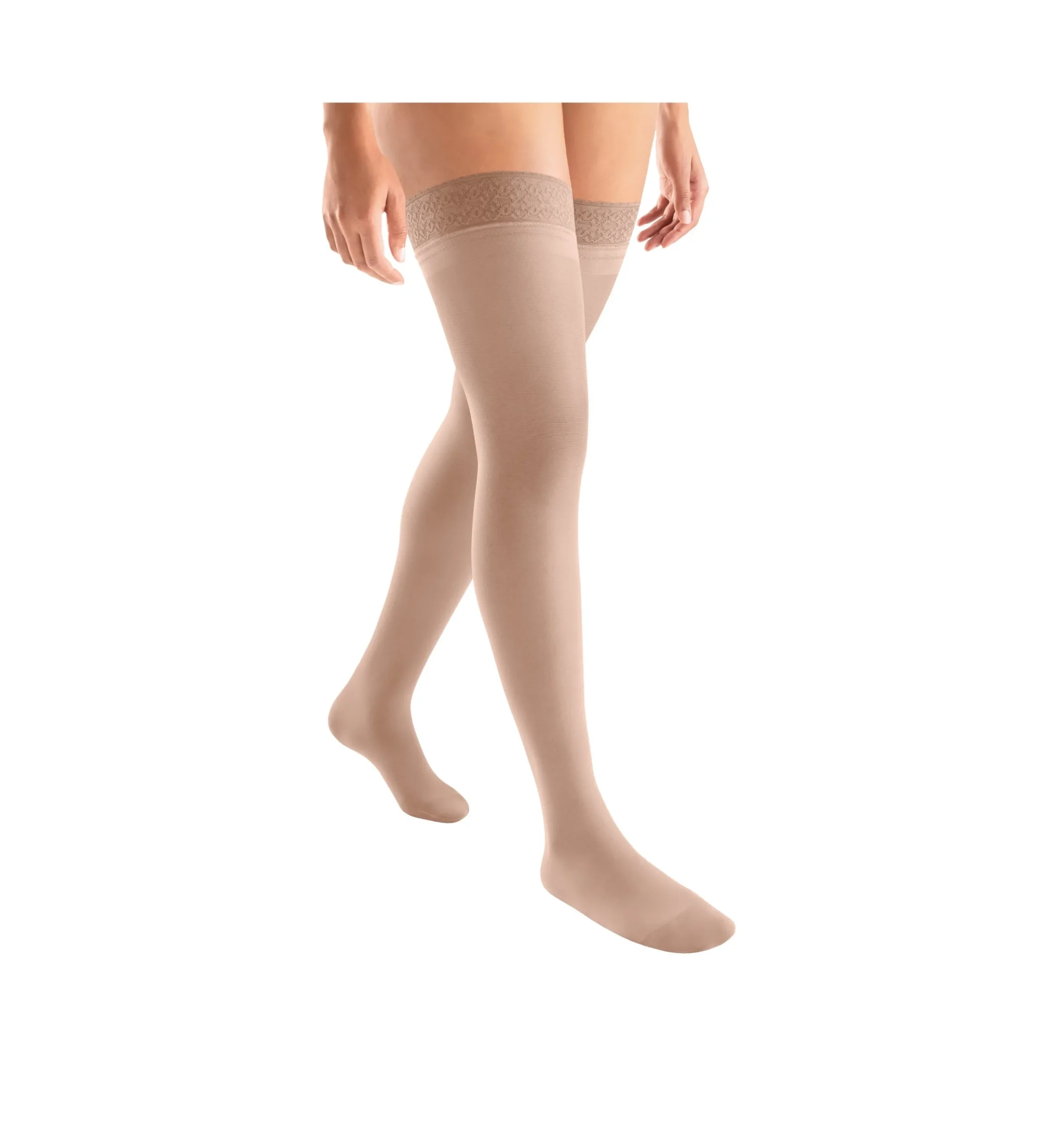 JOBST® ACTIVA Sheer Thigh High 20-30 mmHg w/ Silicone Lace Band