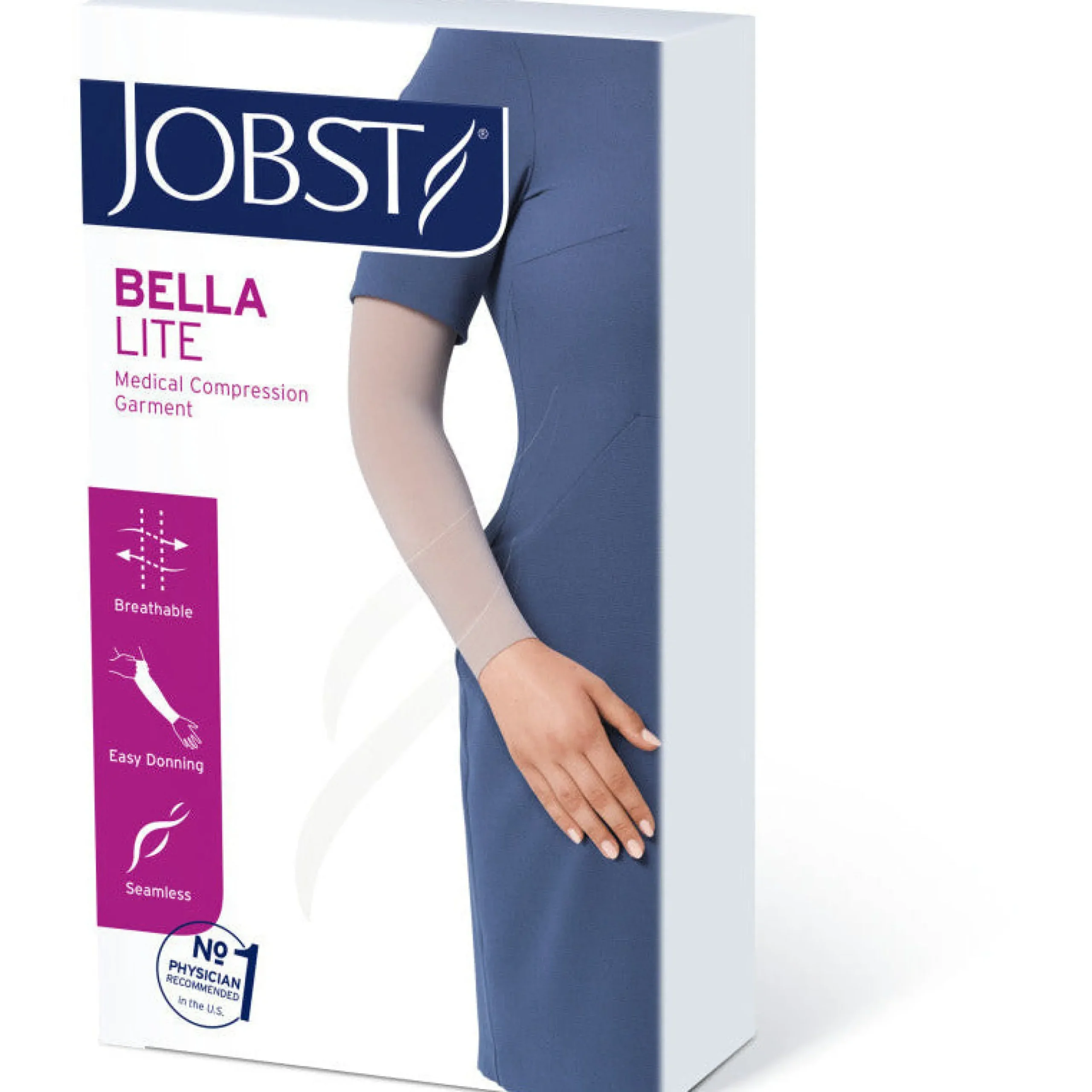 JOBST® Bella™ Lite Armsleeve 15-20 mmHg w/ Gauntlet