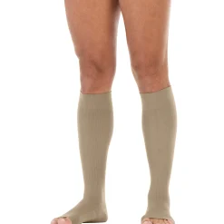 JOBST® forMen Knee High w/ SoftFit Band 15-20 mmHg, Open Toe