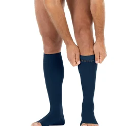 JOBST® forMen Knee High w/ SoftFit Band 15-20 mmHg, Open Toe