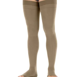 JOBST® forMen Thigh High w/ Micro Dotted Band 15-20 mmHg, Open Toe