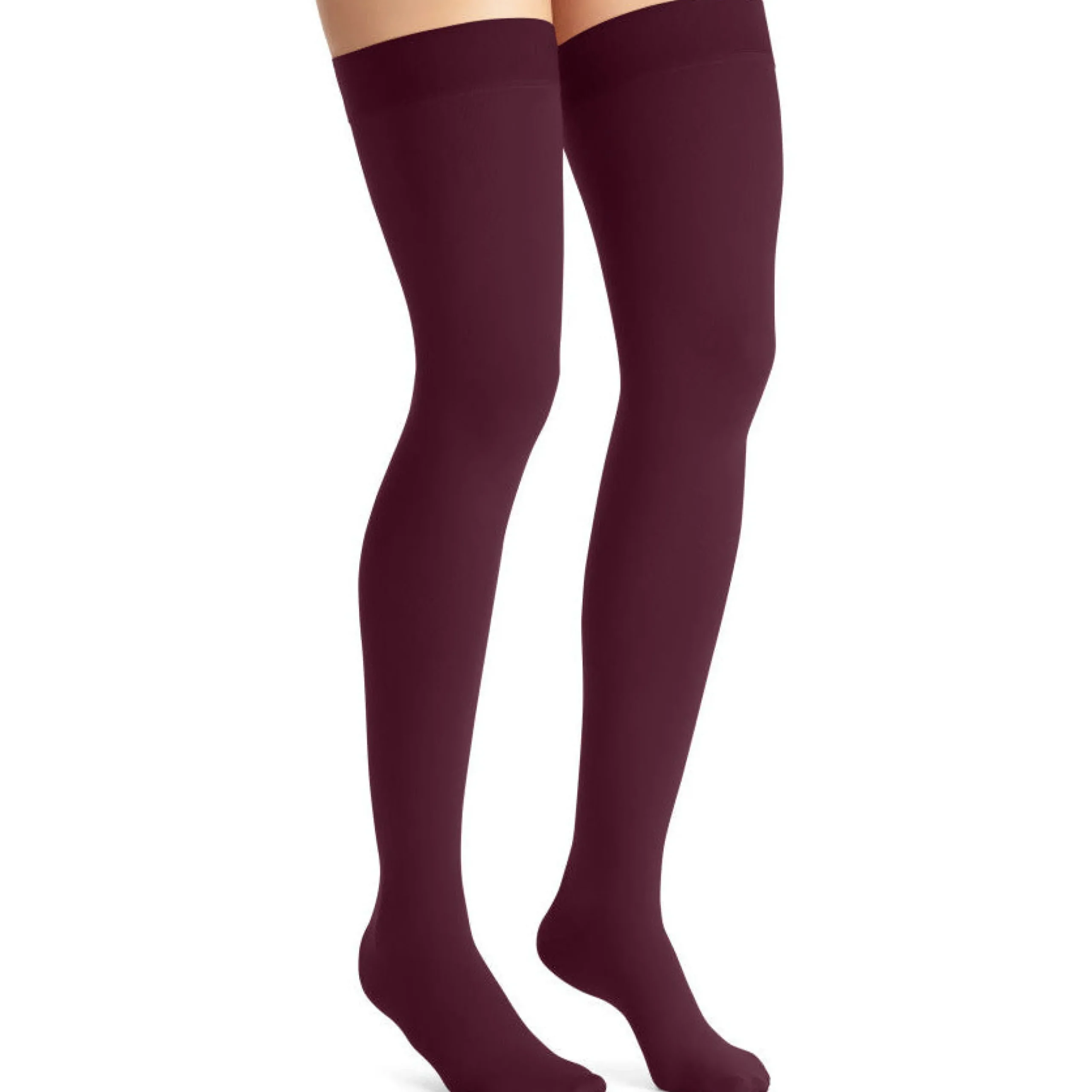 JOBST® Opaque Women's Thigh High 20-30 mmHg w/ Silicone Dot Top Band