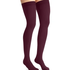 JOBST® Opaque Women's Thigh High 15-20 mmHg w/ Silicone Dot Top Band