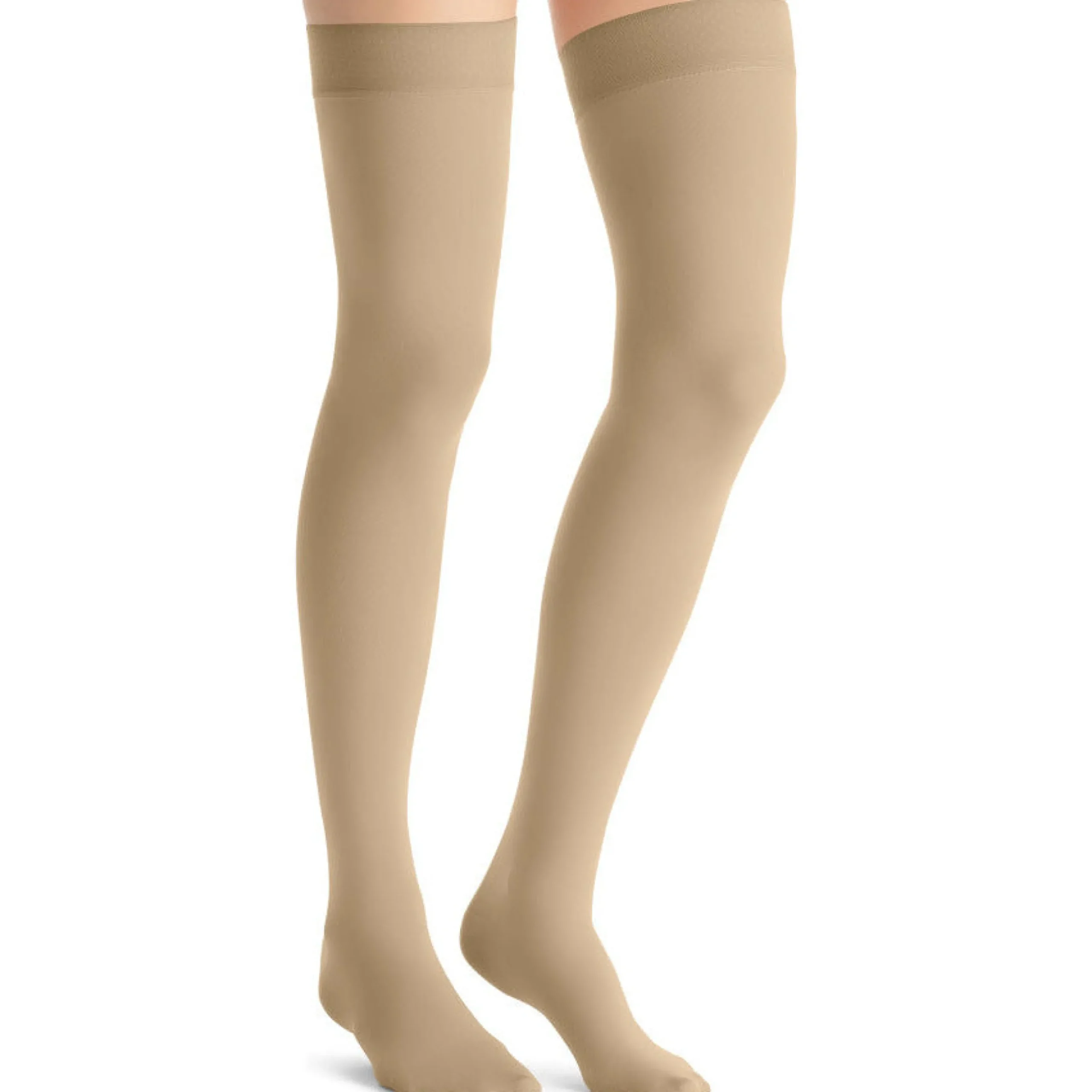 JOBST® Opaque Women's Thigh High 30-40 mmHg w/ Silcone Dot Top Band