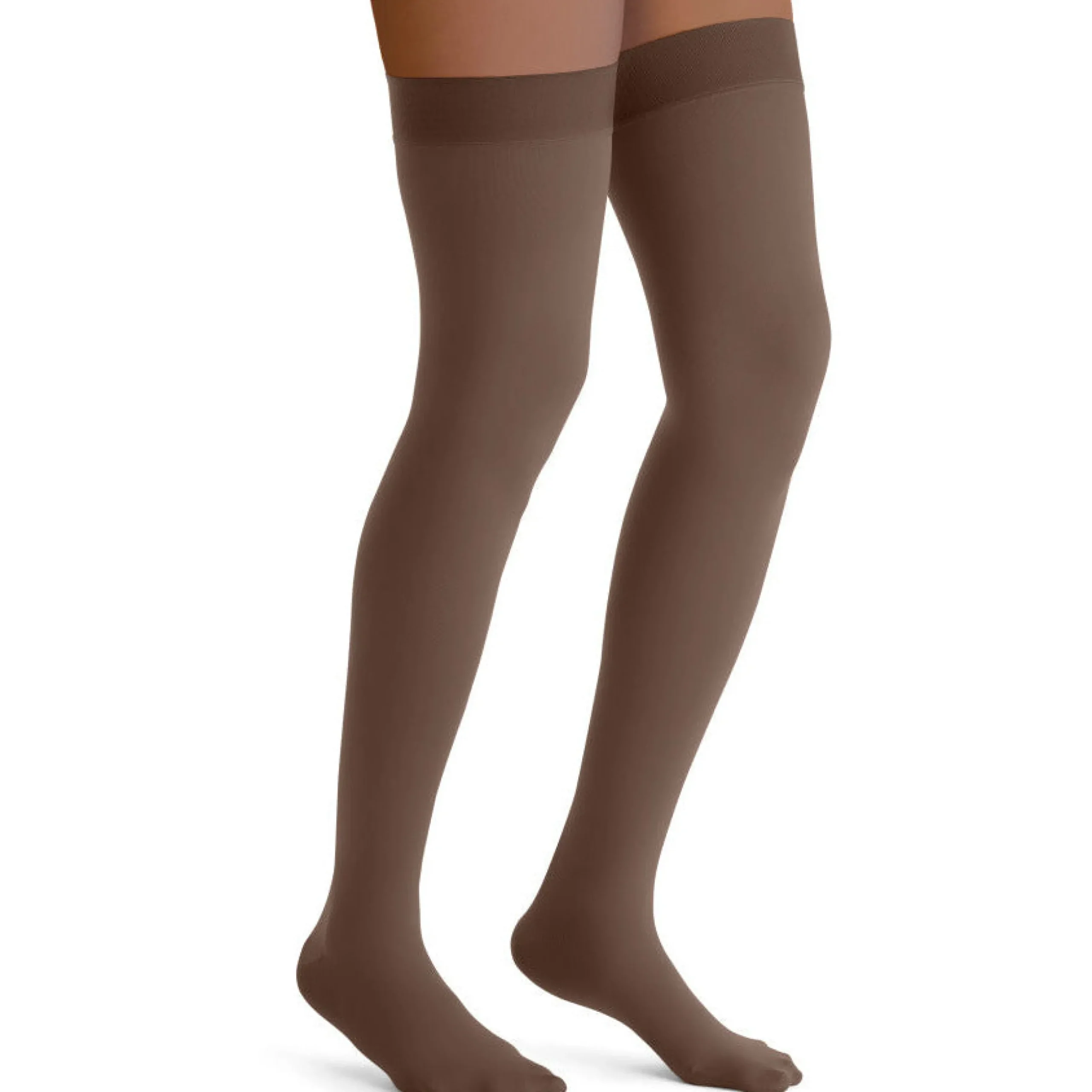 JOBST® Opaque Women's Thigh High 30-40 mmHg w/ Silcone Dot Top Band