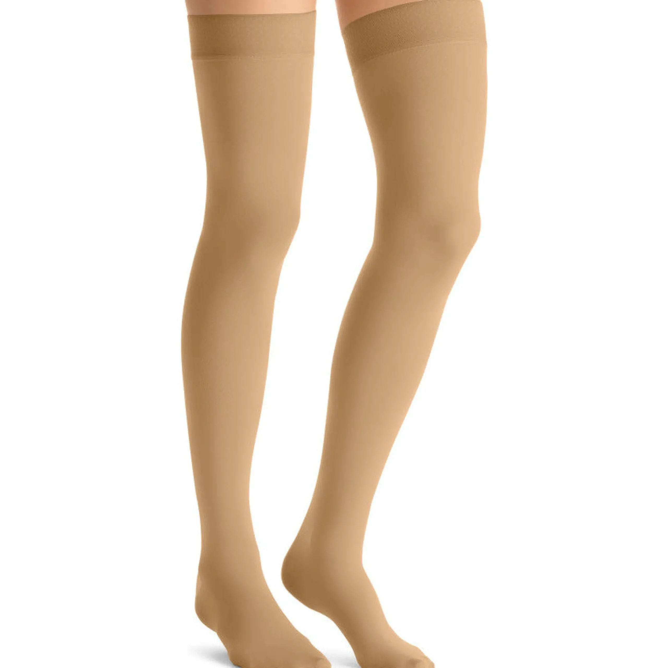 JOBST® Opaque Women's Thigh High 30-40 mmHg w/ Silcone Dot Top Band