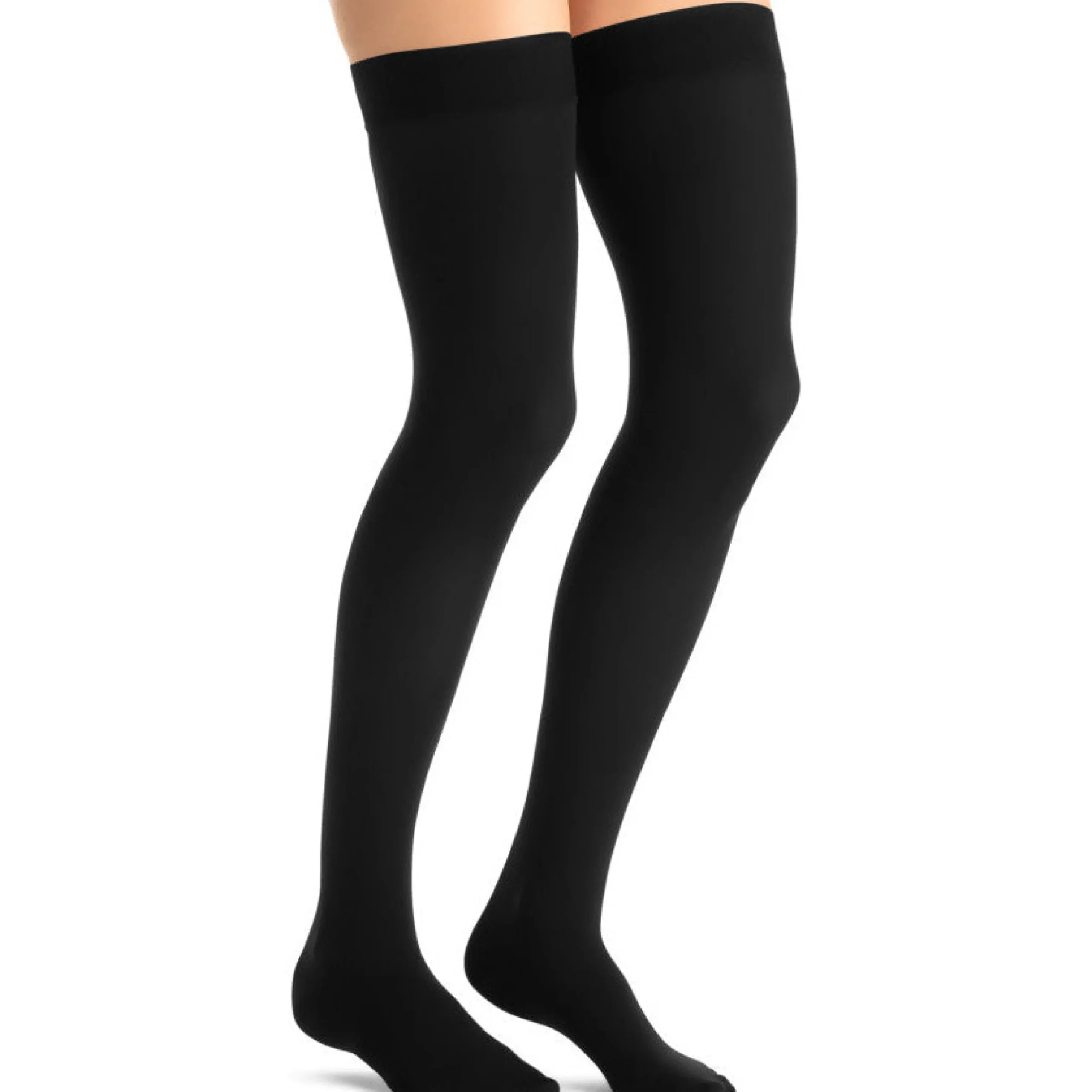 JOBST® Opaque Women's Thigh High 30-40 mmHg w/ Silcone Dot Top Band