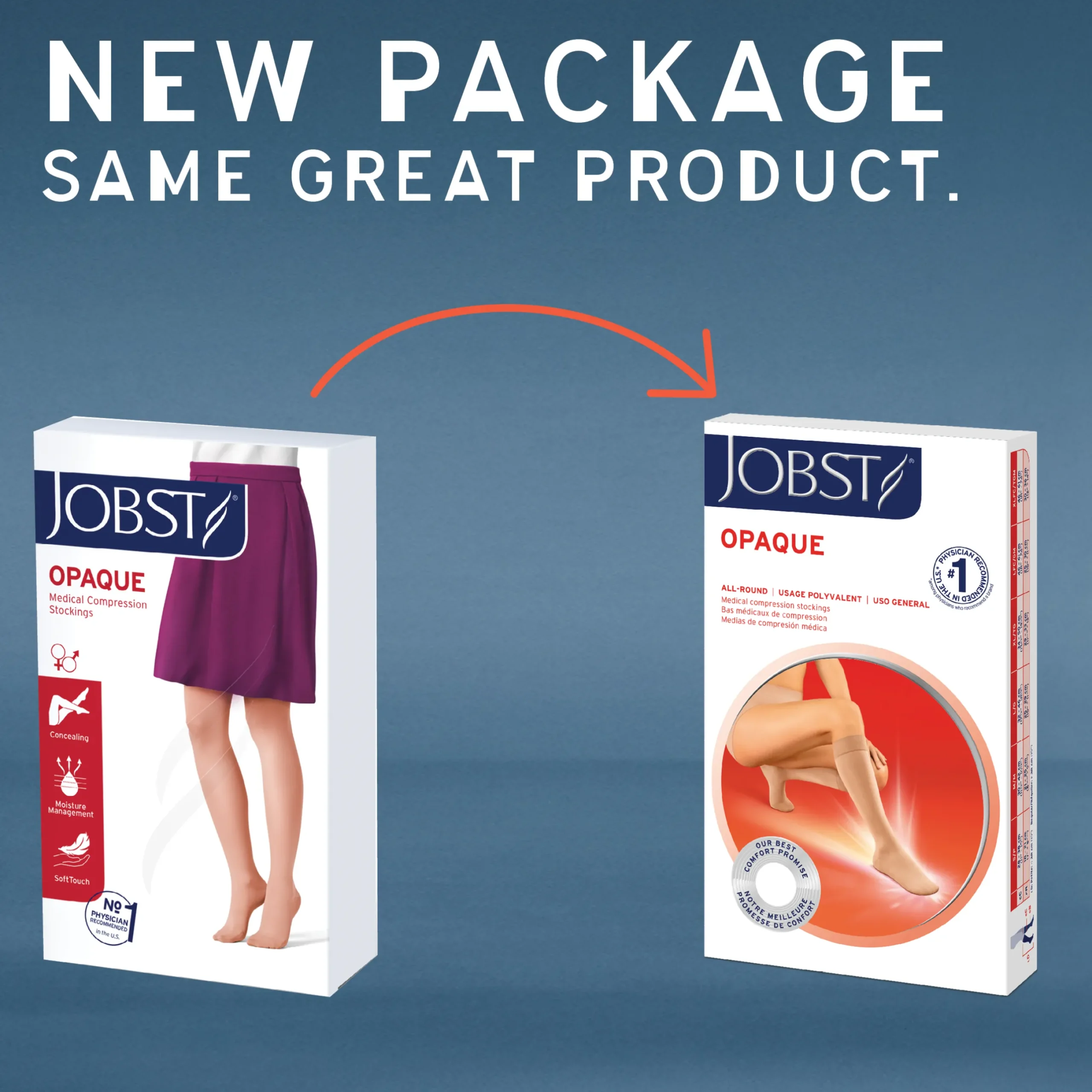 JOBST® Opaque Women's Waist High 20-30 mmHg, Maternity