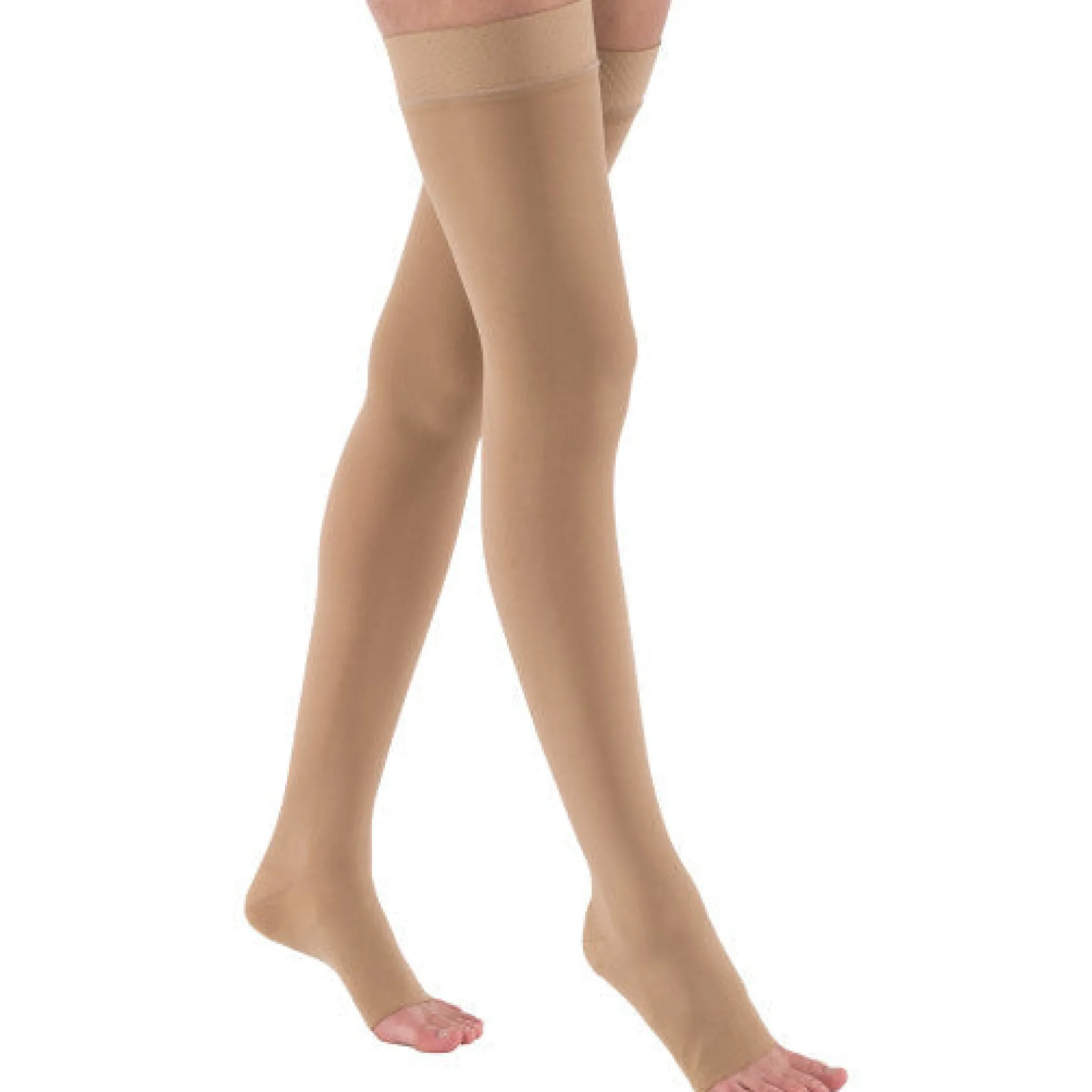 JOBST® Relief Thigh High 20-30 mmHg w/ Silicone Top Band, Open Toe
