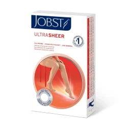 JOBST® UltraSheer Women's Thigh High 15-20 mmHg w/ Silicone Dot Top Band