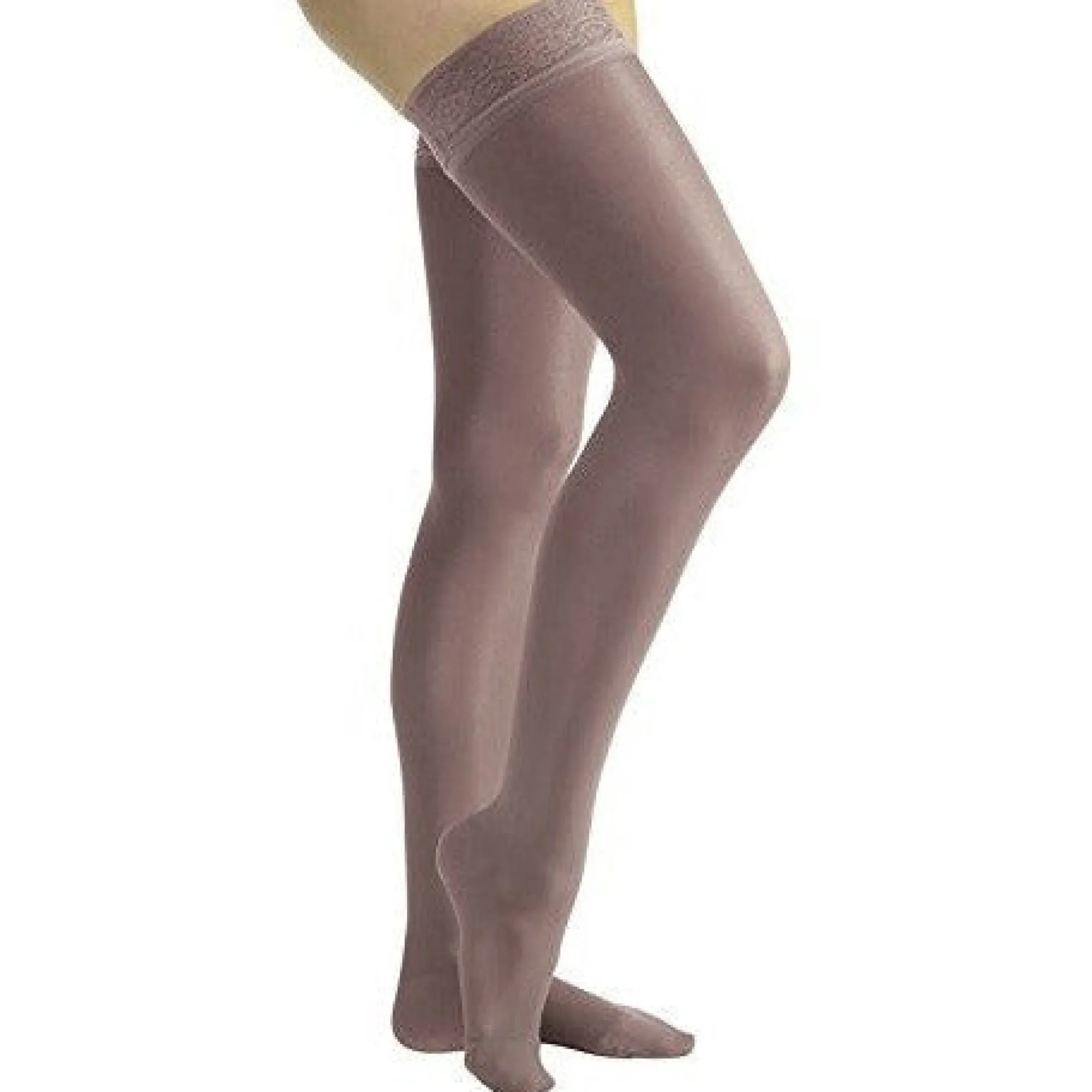 JOBST® UltraSheer Women's Thigh High 20-30 mmHg w/ Lace Silicone Top Band
