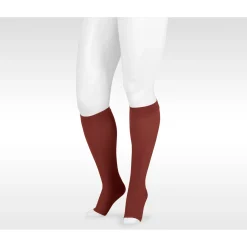 Juzo Dynamic Knee High 30-40 mmHg w/ 5 cm Silicone Band, Open Toe