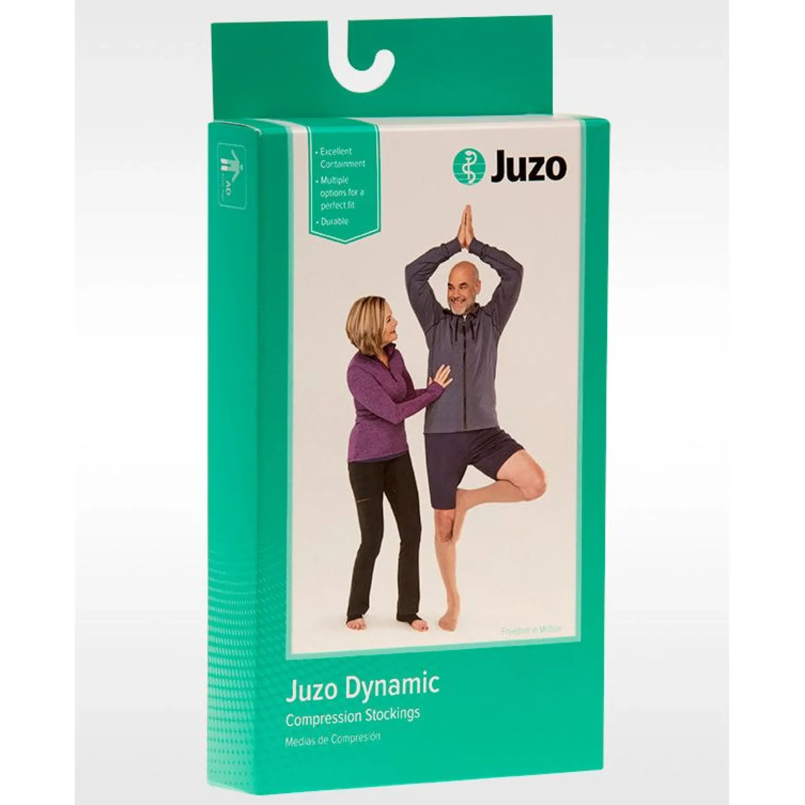Juzo Dynamic Max Knee High 30-40 mmHg w/ 5 cm Silicone Band, Open Toe