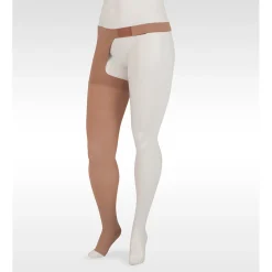 Juzo Dynamic Thigh High 30-40 mmHg w/ Hip Attachment, Open Toe