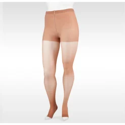 Juzo Naturally Sheer Pantyhose 20-30 mmhg, Open Toe