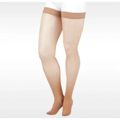 Juzo Naturally Sheer Thigh High 15-20 mmhg w/ Silicone Band