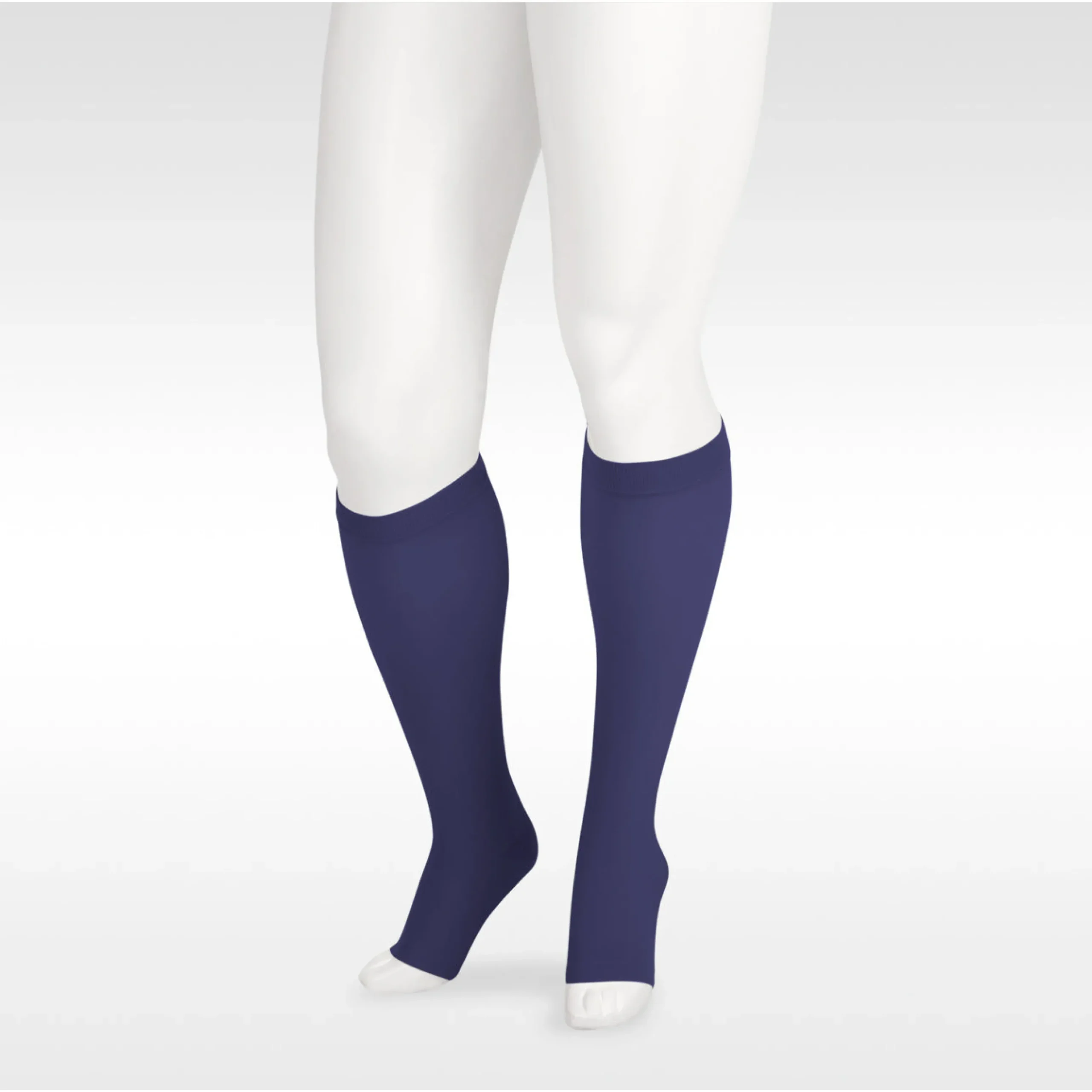 Juzo Soft Knee High 15-20 mmHg w/ Silicone Band, Open Toe
