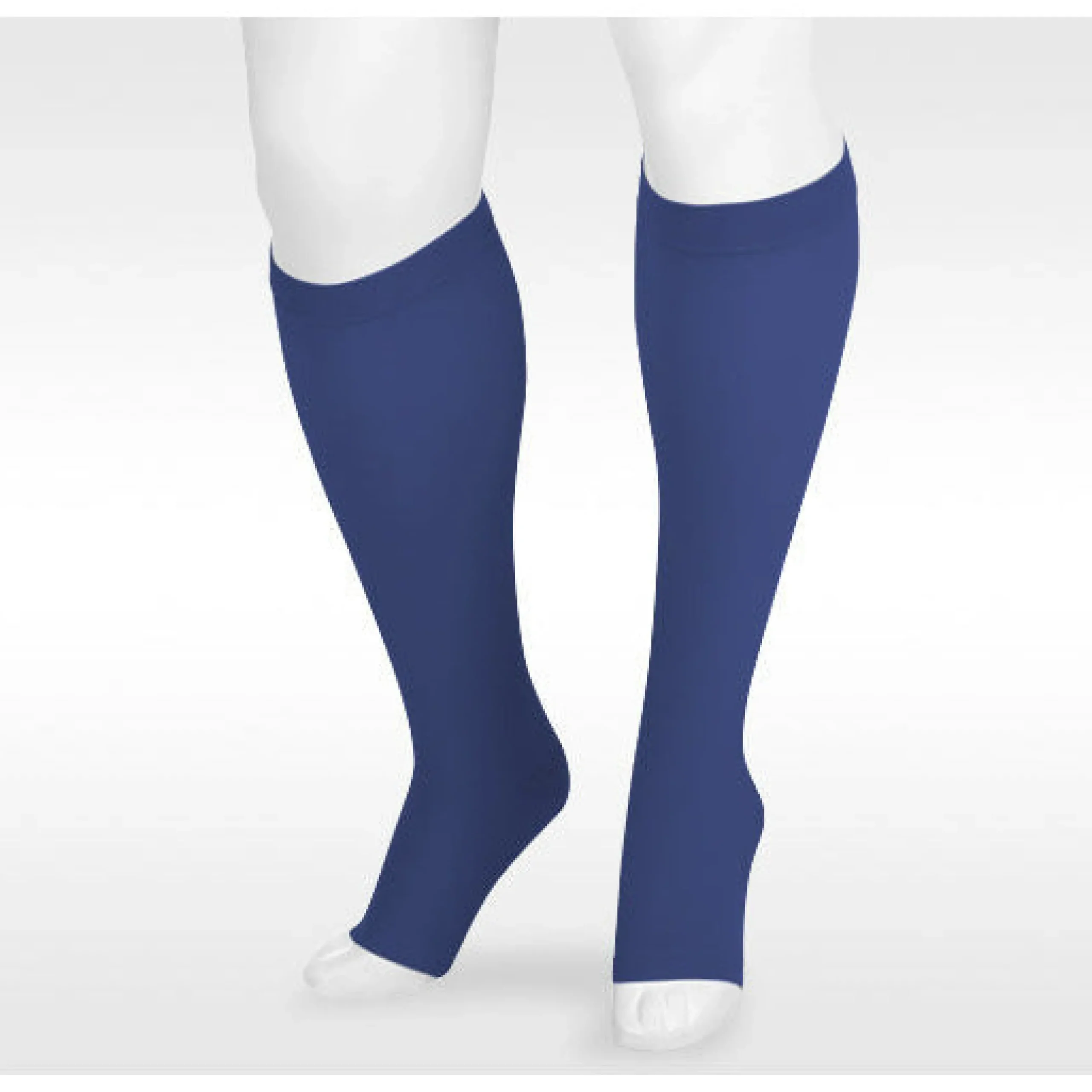 Juzo Soft Knee High 15-20 mmHg w/ Silicone Band, Open Toe