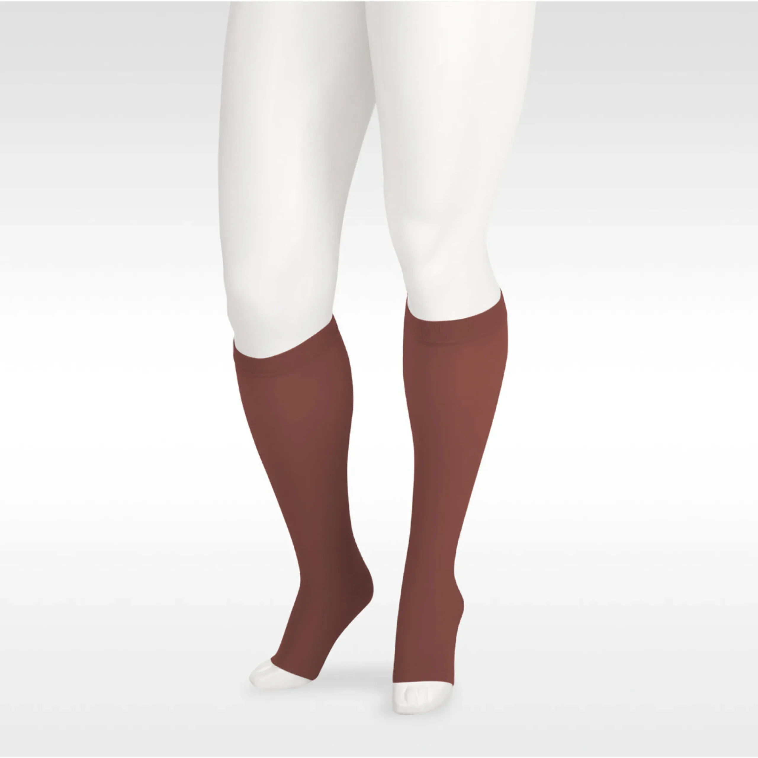 Juzo Soft Knee High 15-20 mmHg w/ Silicone Band, Open Toe