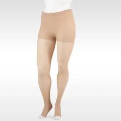 Juzo Soft Pantyhose 20-30 mmhg w/ Elastic Panty, Open Toe