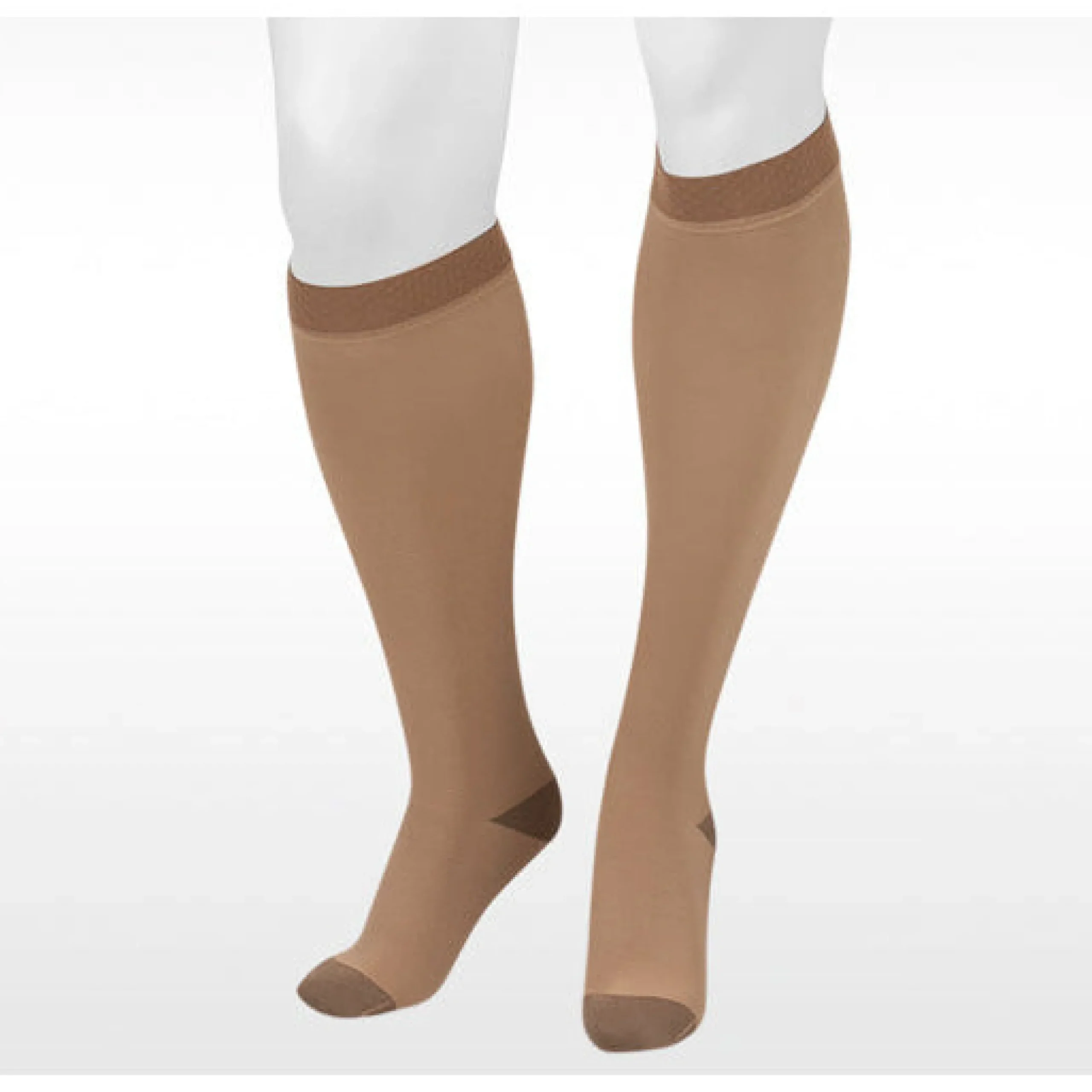Juzo Soft Silver Knee High 20-30 mmHg w/ Silicone Band
