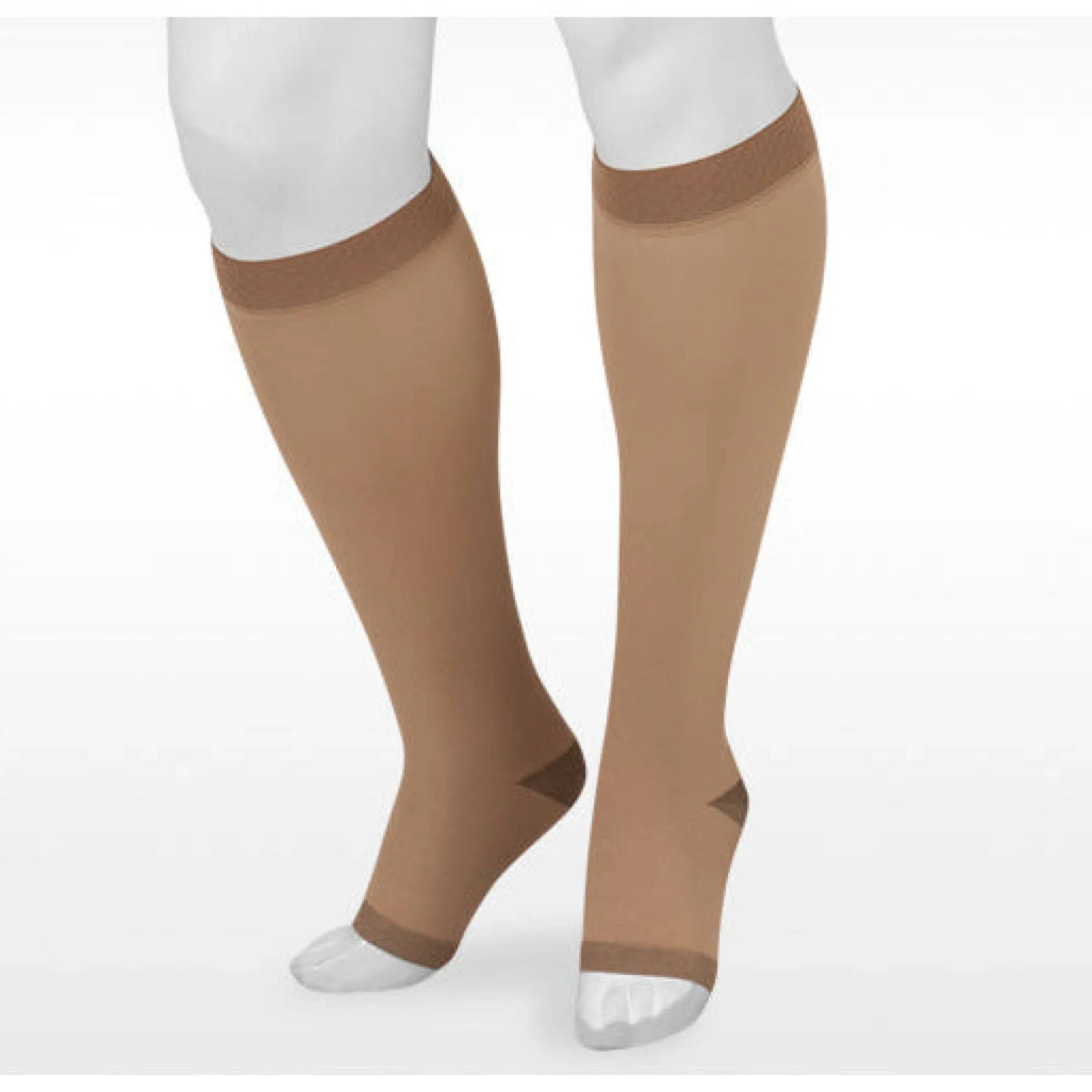 Juzo Soft Silver Knee High 20-30 mmHg, Open Toe