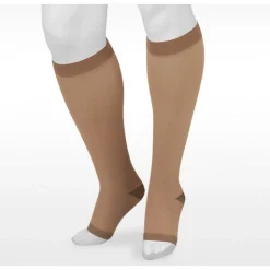 Juzo Soft Silver Knee High 30-40 mmHg, Open Toe