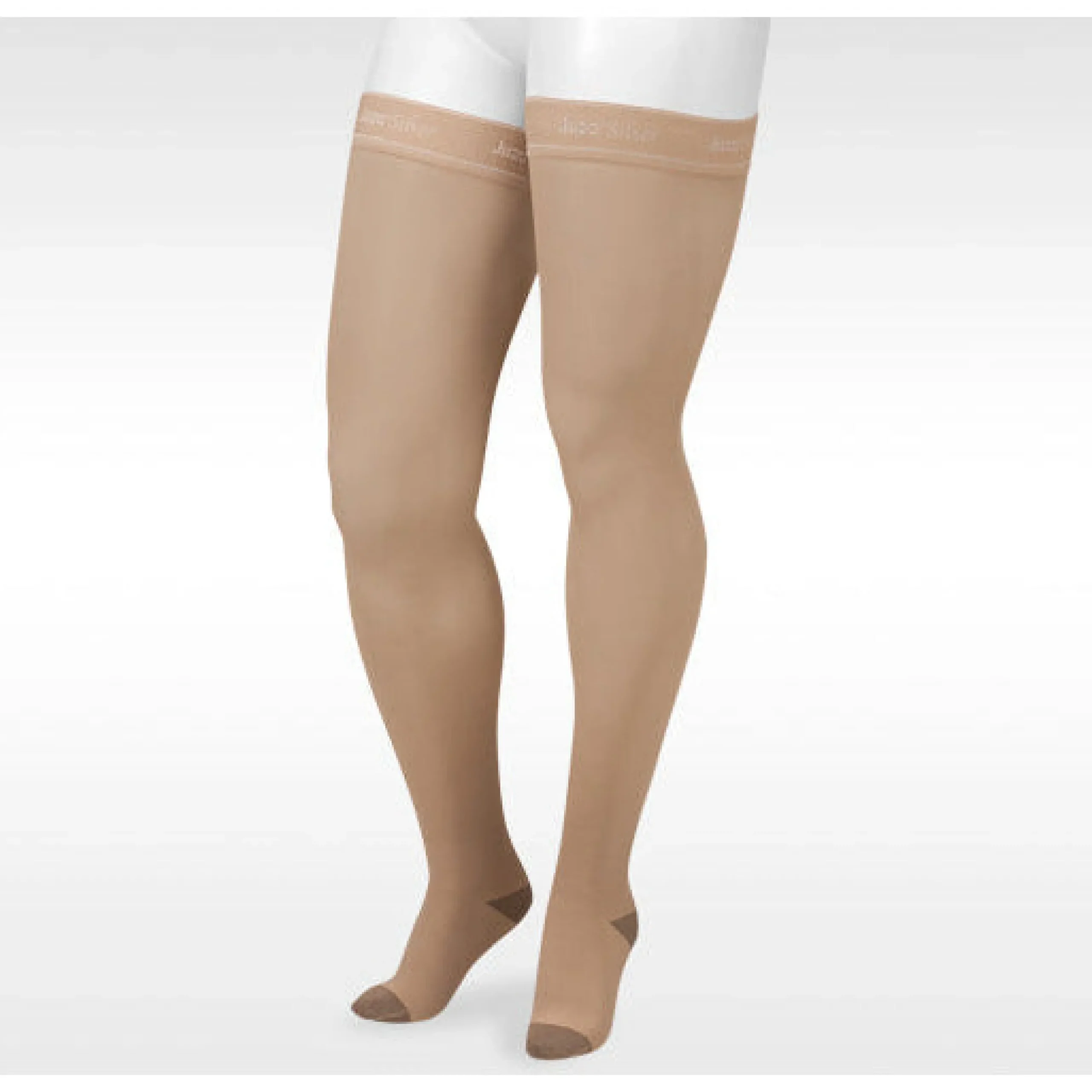 Juzo Soft Silver Thigh High 20-30 mmHg w/ Silicone Band