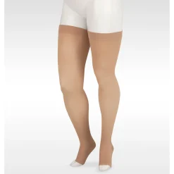 Juzo Soft Thigh High 30-40 mmHg, Open Toe
