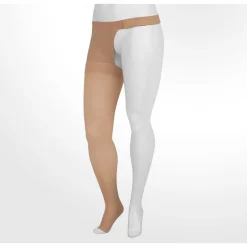 Juzo Soft Thigh High 20-30 mmHg w/ Hip Attachment, Open Toe
