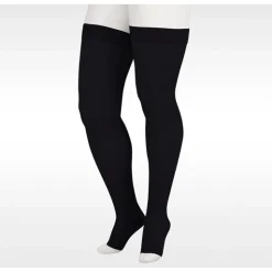 Juzo Soft Thigh High 15-20 mmHg w/ Silicone Band, Open Toe