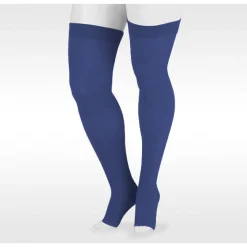 Juzo Soft Thigh High 30-40 mmHg w/ Silicone Band, Open Toe