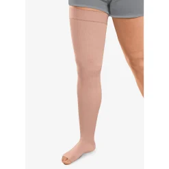 L&R ExoStrong™ Thigh High 20-30 mmHg w/ Silicone Top, Open Toe