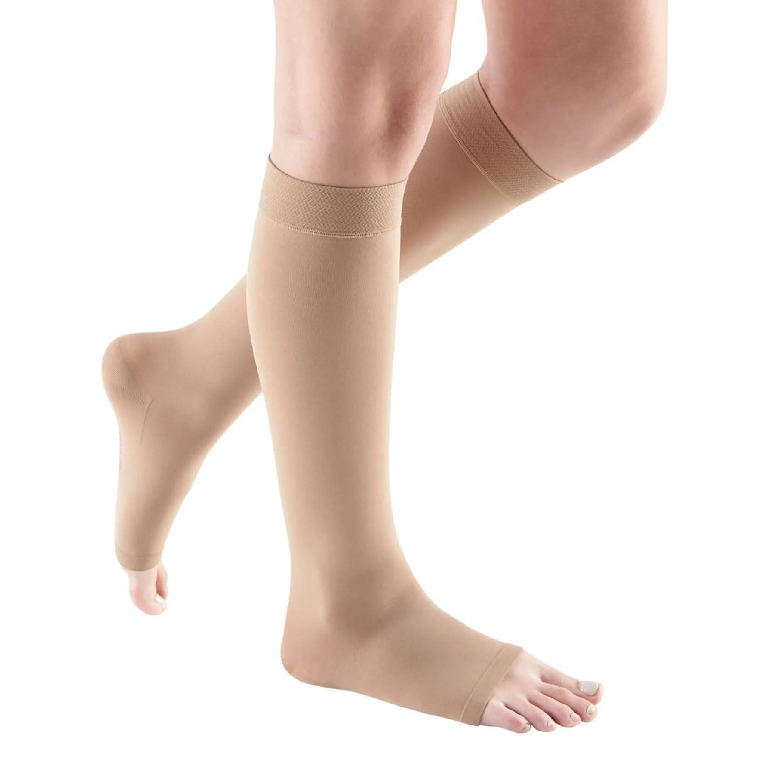 Mediven Comfort Knee High 20-30 mmHg w/ Silicone Top Band, Open Toe