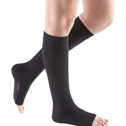 Mediven Comfort Knee High 30-40 mmHg, Open Toe w/ Silicone Top Band