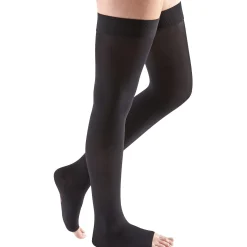 Mediven Comfort Thigh High 20-30 mmHg, Open Toe w/ Beaded Silicone Top Band