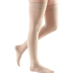 Mediven Comfort Thigh High 15-20 mmHg w/ Lace Silicone Top Band