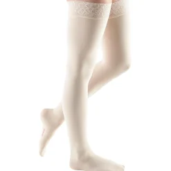 Mediven Comfort Thigh High 15-20 mmHg w/ Lace Silicone Top Band